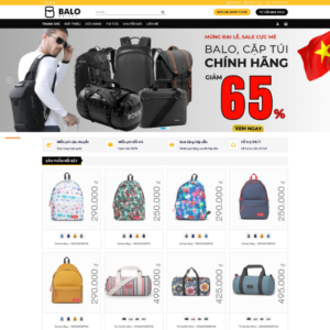 Website Bán Balo 01