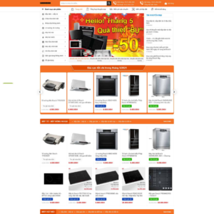 Website Bán Bếp Từ 03