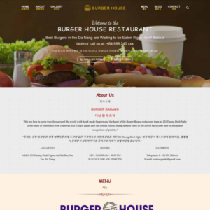 Website Bán Burger