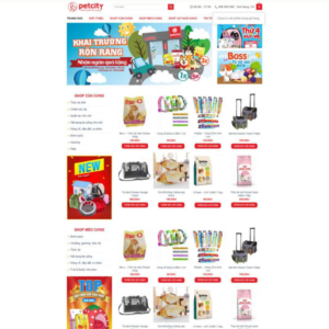 Website Bán Đồ Thú Cưng