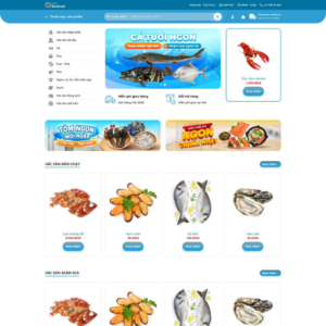 Website Bán Hải Sản 01