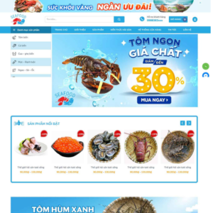 Website Bán Hải Sản 02