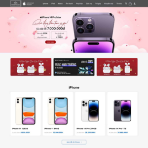 Website Bán Iphone 03