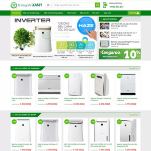 Website Bán Máy Lọc Khí 02