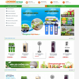 Website Bán Máy Lọc Nước