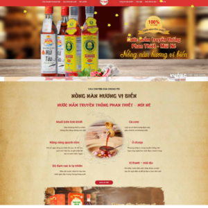 Website Bán Nước Mắm Thực Phẩm