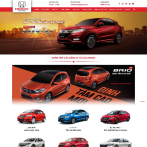 Website Bán Oto Honda 03