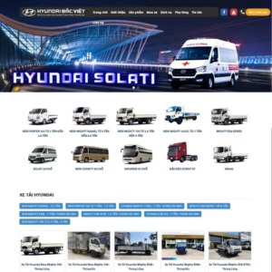 Website Bán Oto Hyundai 01