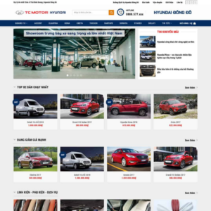 Website Bán Oto Hyundai 02