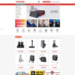 Website Bán Thiết Bị Âm Thanh