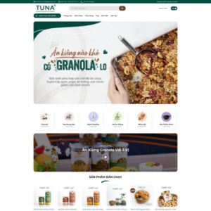 Website Bán Thực Phẩm Sạch 01