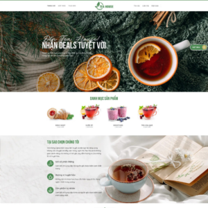 Website Bán Trà Sữa Trà Xanh 05