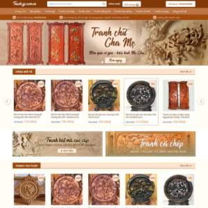 Website Bán Tranh Gỗ
