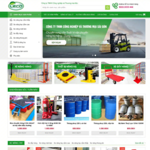 Website Bán Xe Nâng