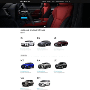 Website Bán Xe Oto Lexus
