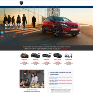 Website Bán Xe Peugeot