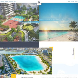 Website Bất Động Sản Ocean Park