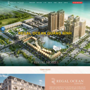 Website Bất Động Sản Regal Ocean Quảng Bình