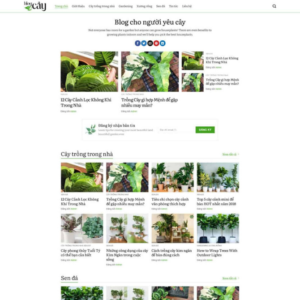Website Blog Cây Xanh