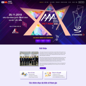 Website Chương Trình Sự Kiện