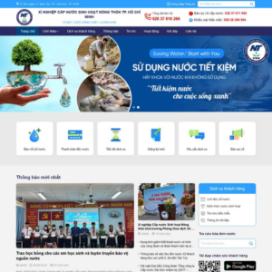 Website Công Ty Cấp Nước
