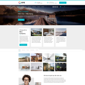 Website Công Ty Nội Thất HNK