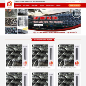 Website Công Ty Sắt Thép