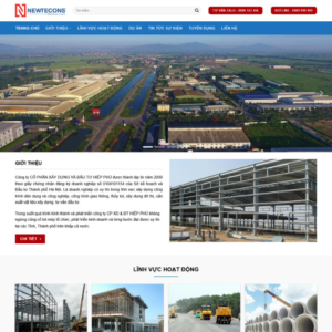 Website Công Ty Xây Dựng 01