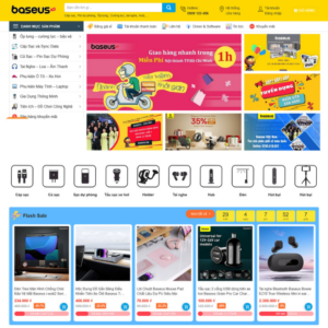 Website Cửa Hàng Điện Thoại Baseus