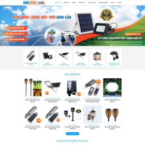 Website Đèn Năng Lượng Mặt Trời