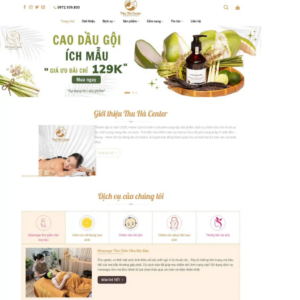 Website Dịch Vụ Chăm Sóc Mẹ Và Bé