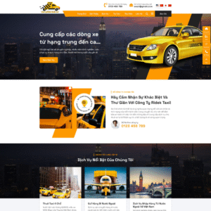 Website Dịch Vụ Cho Thuê Taxi 07