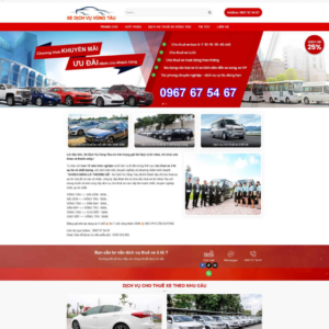 Website Dịch Vụ Cho Thuê Xe