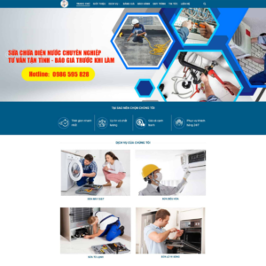 Website Dịch Vụ Điện Nước 02