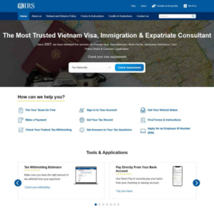 Website Dịch Vụ Làm Visa