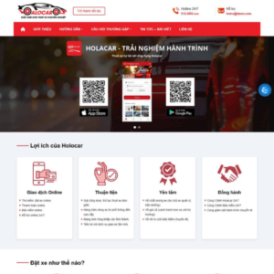 Website Dịch Vụ Taxi 03
