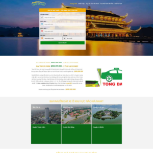 Website Dịch Vụ Taxi