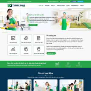 Website Dịch Vụ Vệ Sinh 04