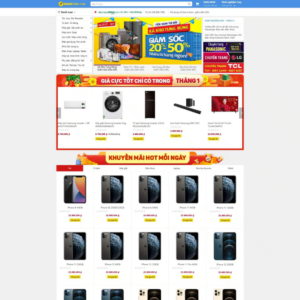 Website Điện Máy Xanh 02