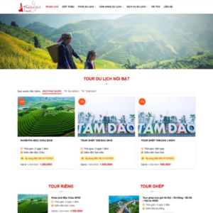 Website Du Lịch Truyền Thống