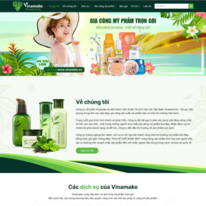Website Gia Công Mỹ Phẩm 01