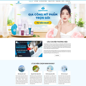 Website Gia Công Mỹ Phẩm