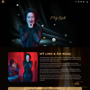 Website Giới Thiệu Ca Sỹ