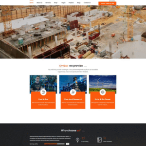 Website Giới Thiệu Công Ty Xây Dựng