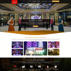 Website Giới Thiệu Phòng Trà Karaoke