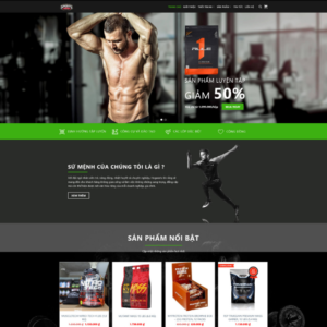 Website Gym Store