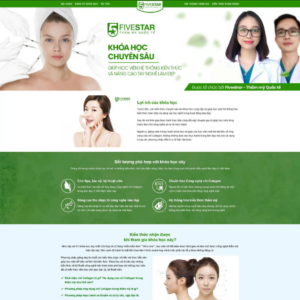 Website Khóa Học Làm Đẹp