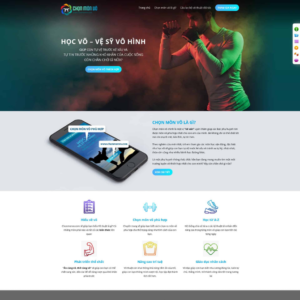 Website Khóa Học Võ Thuật