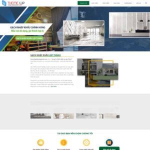 Website Landing Page Bán Gạch