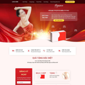 Website Landing Page Dịch Vụ Phụ Nữ